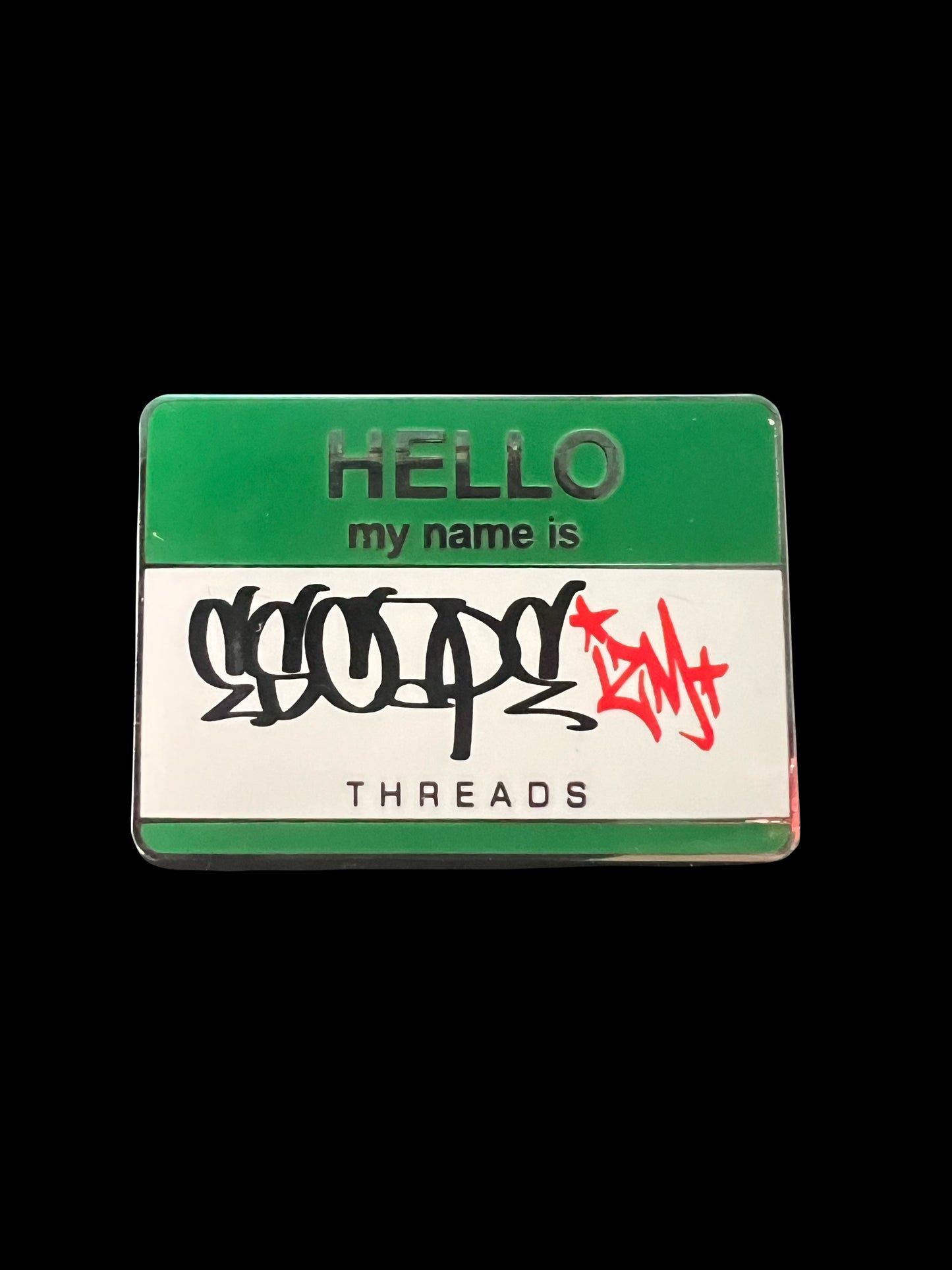 ESCAPEizm THREADS Logo Pin – Hard Enamel