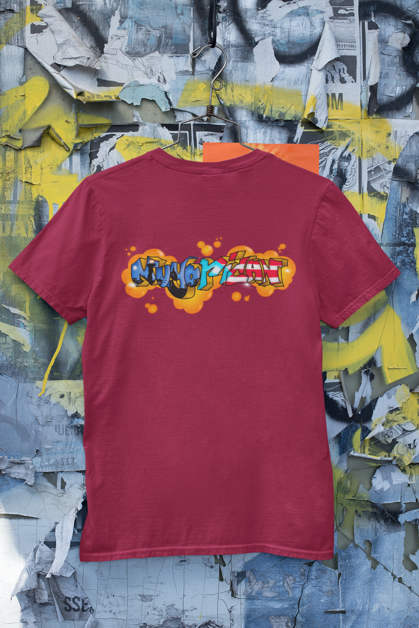 Nuyorican Graffiti – Orange Cloud + Skyline Edition