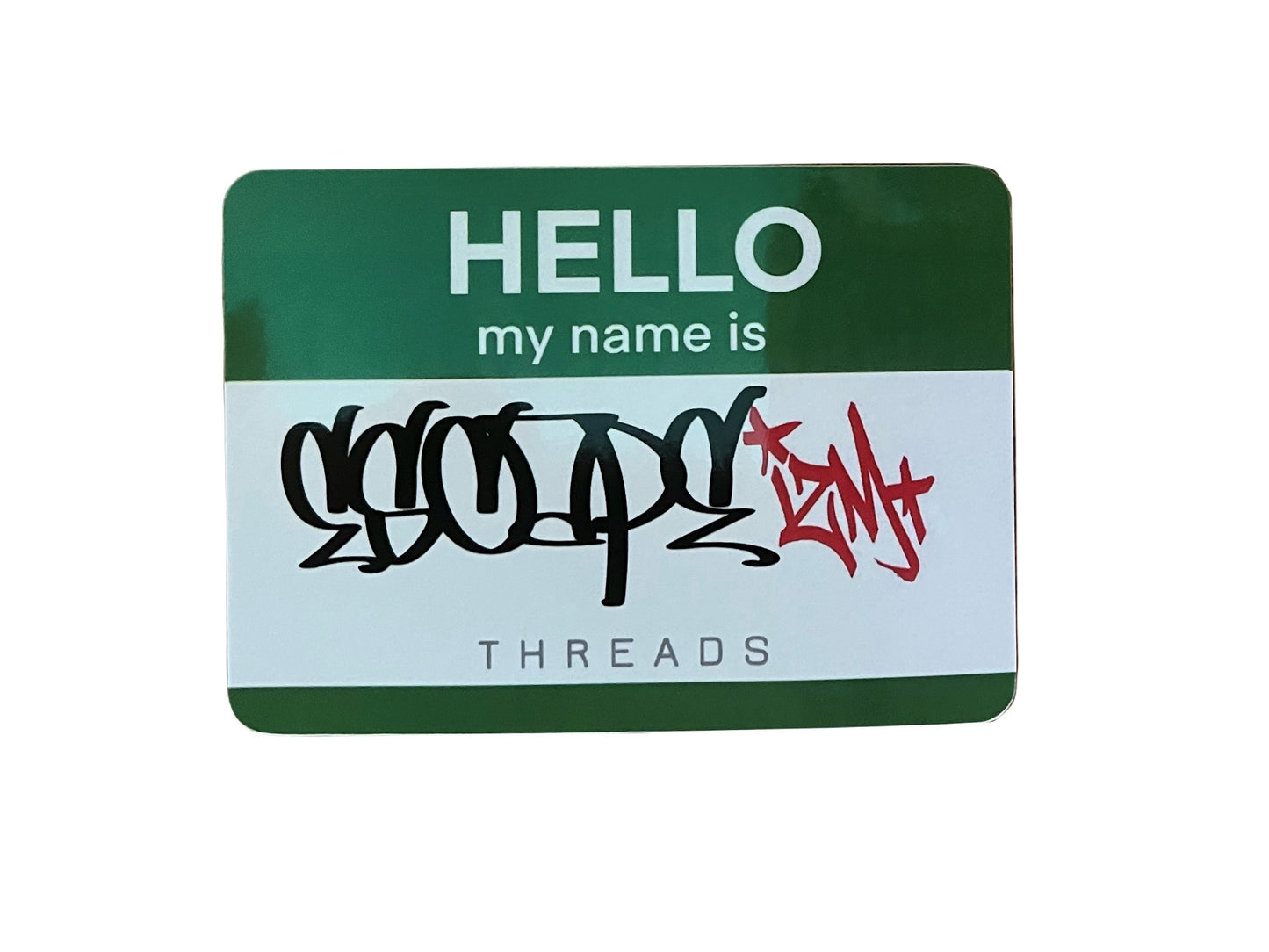 ESCAPEizm THREADS LOGO STICKER