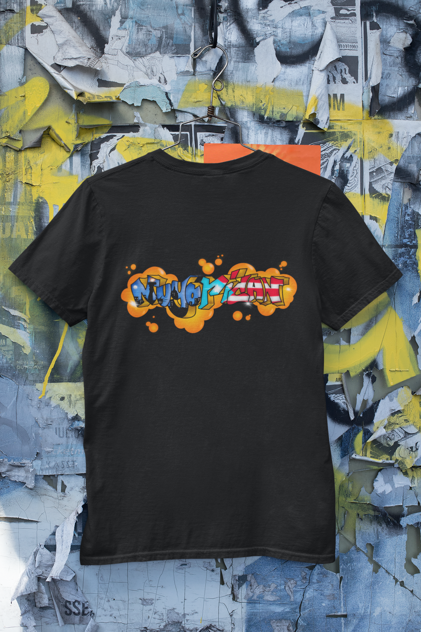 Nuyorican Graffiti – Orange Cloud + Skyline Edition